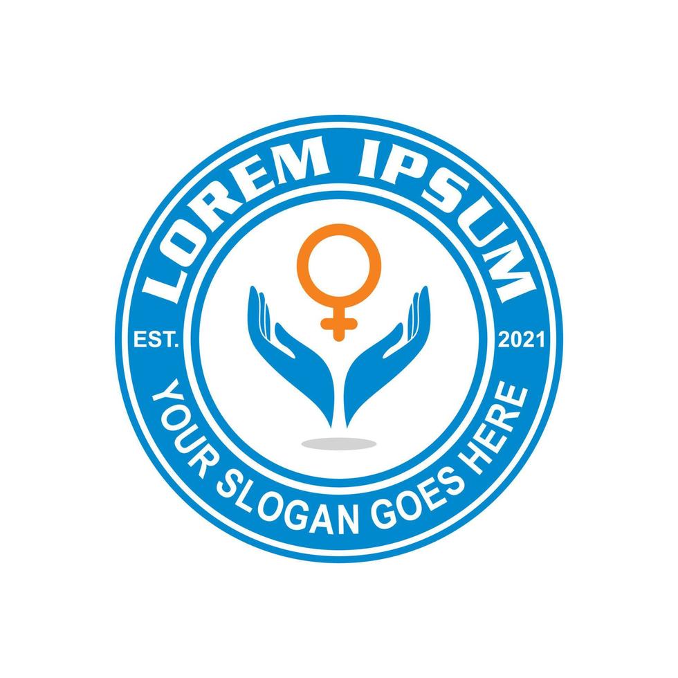 female logo , girl logo vector
