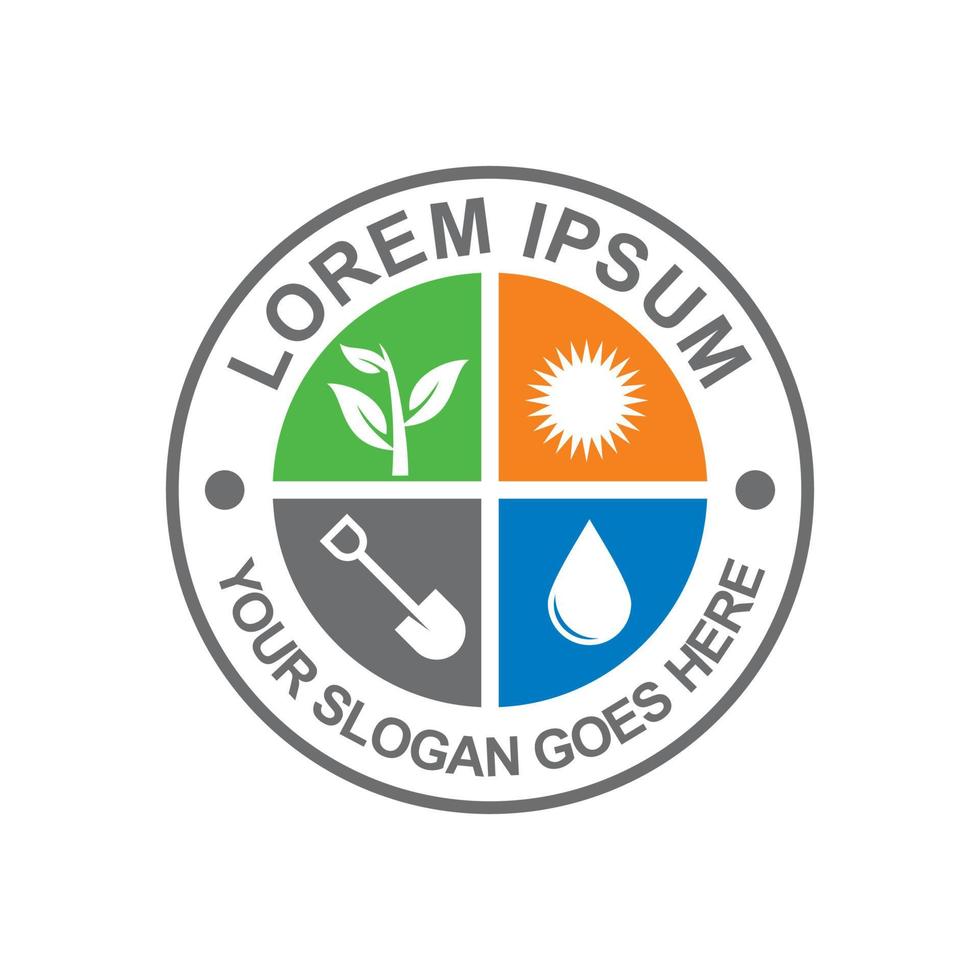farm logo , agriculture logo vector