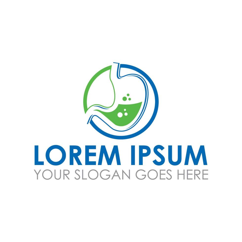 stomach care vector , medical logo