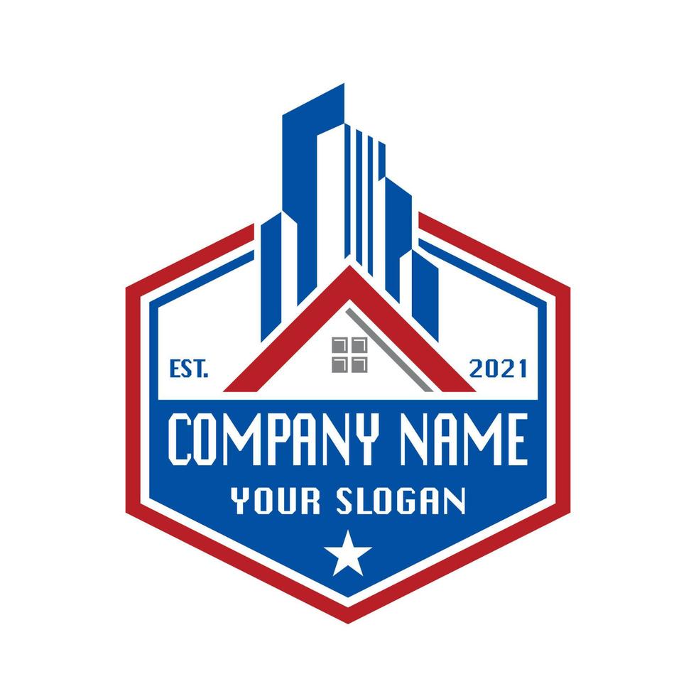 real estate logo , building vector