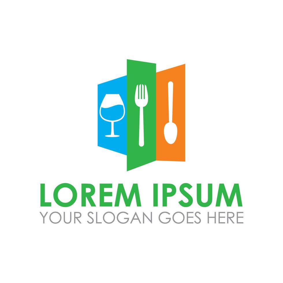 restaurant vector , delivery food logo