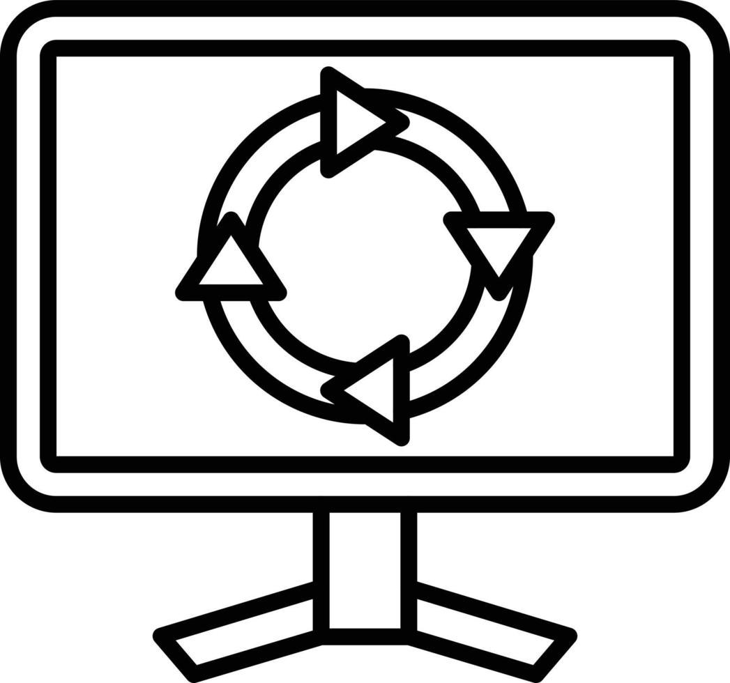 Digital Strategy Icon Style vector