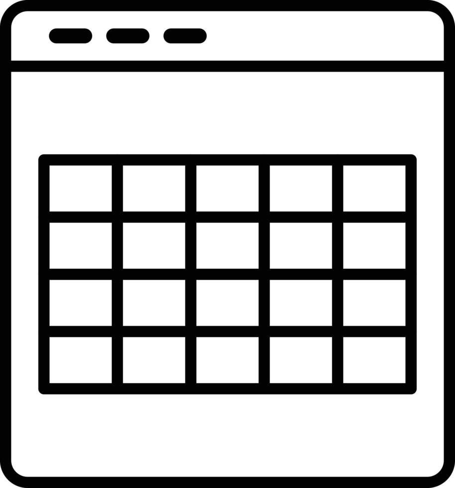 Grid Icon Style vector
