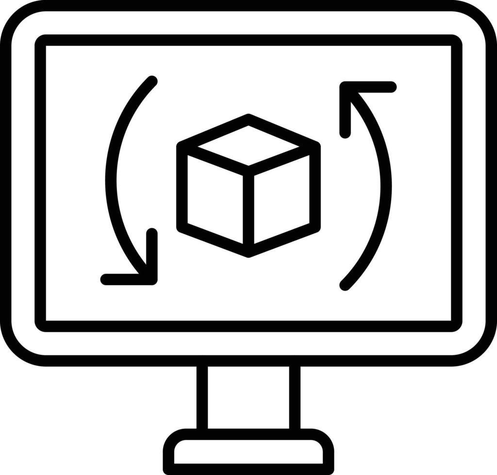 Augmented Reality Icon Style vector