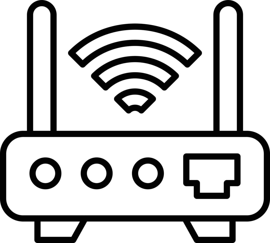 Wifi Router Icon Style vector