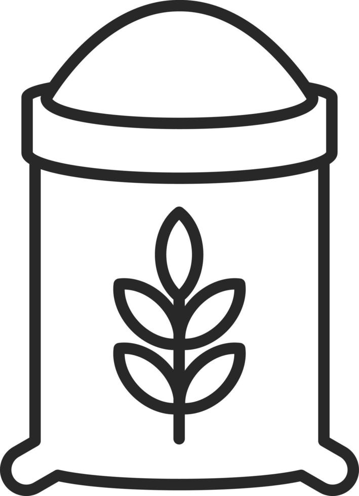 Flour Icon Style vector