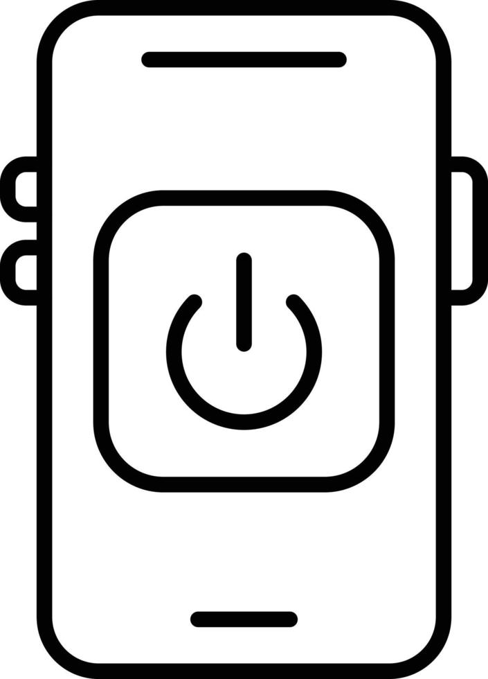 Mobile Power Icon Style vector