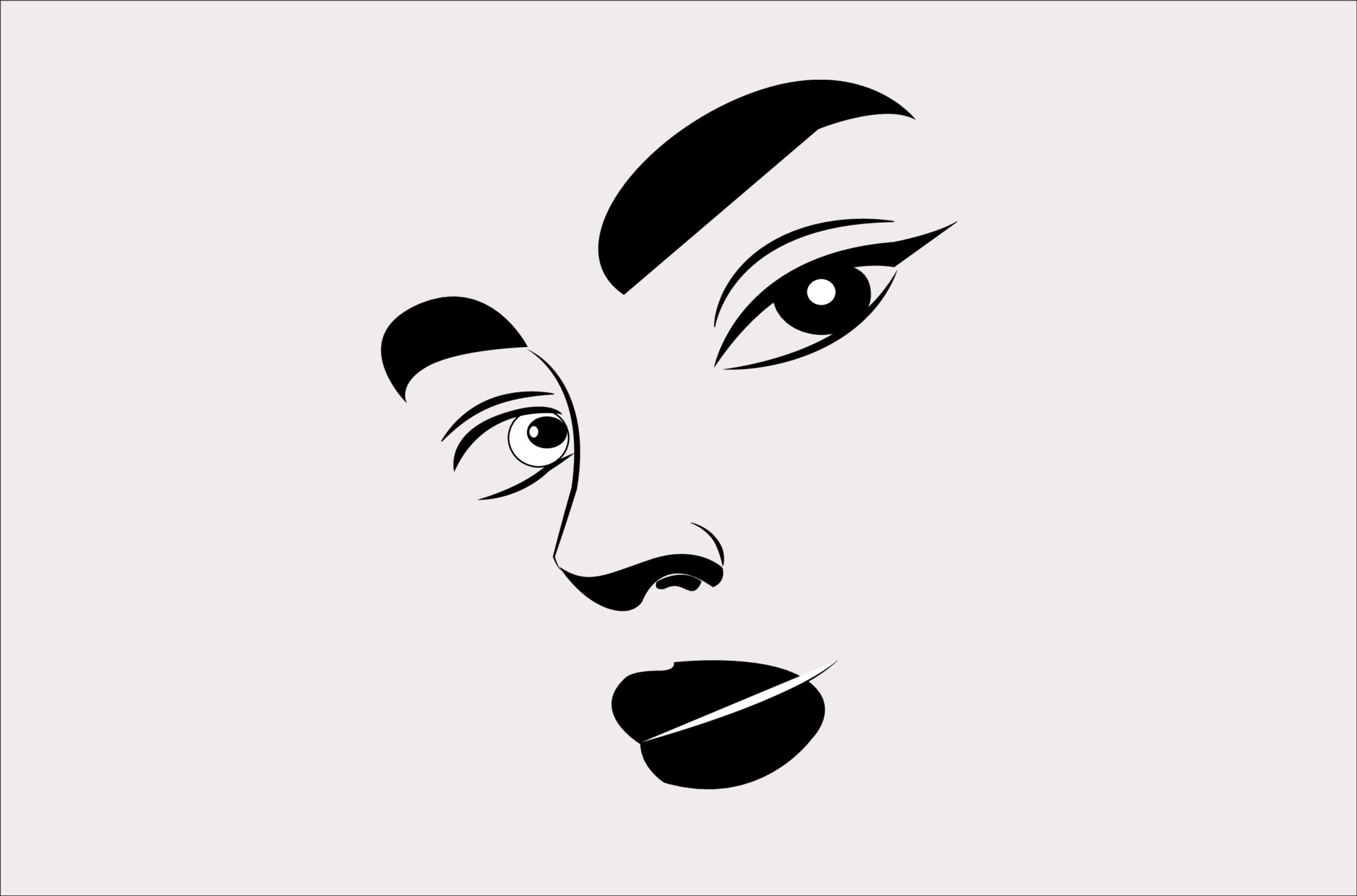 black and white portrait of a person and girl face cartoon illustrator design 5527610 Vector Art at Vecteezy black and white portrait of a person and girl face cartoon illustrator design 5527610 Vector Art at Vecteezy
