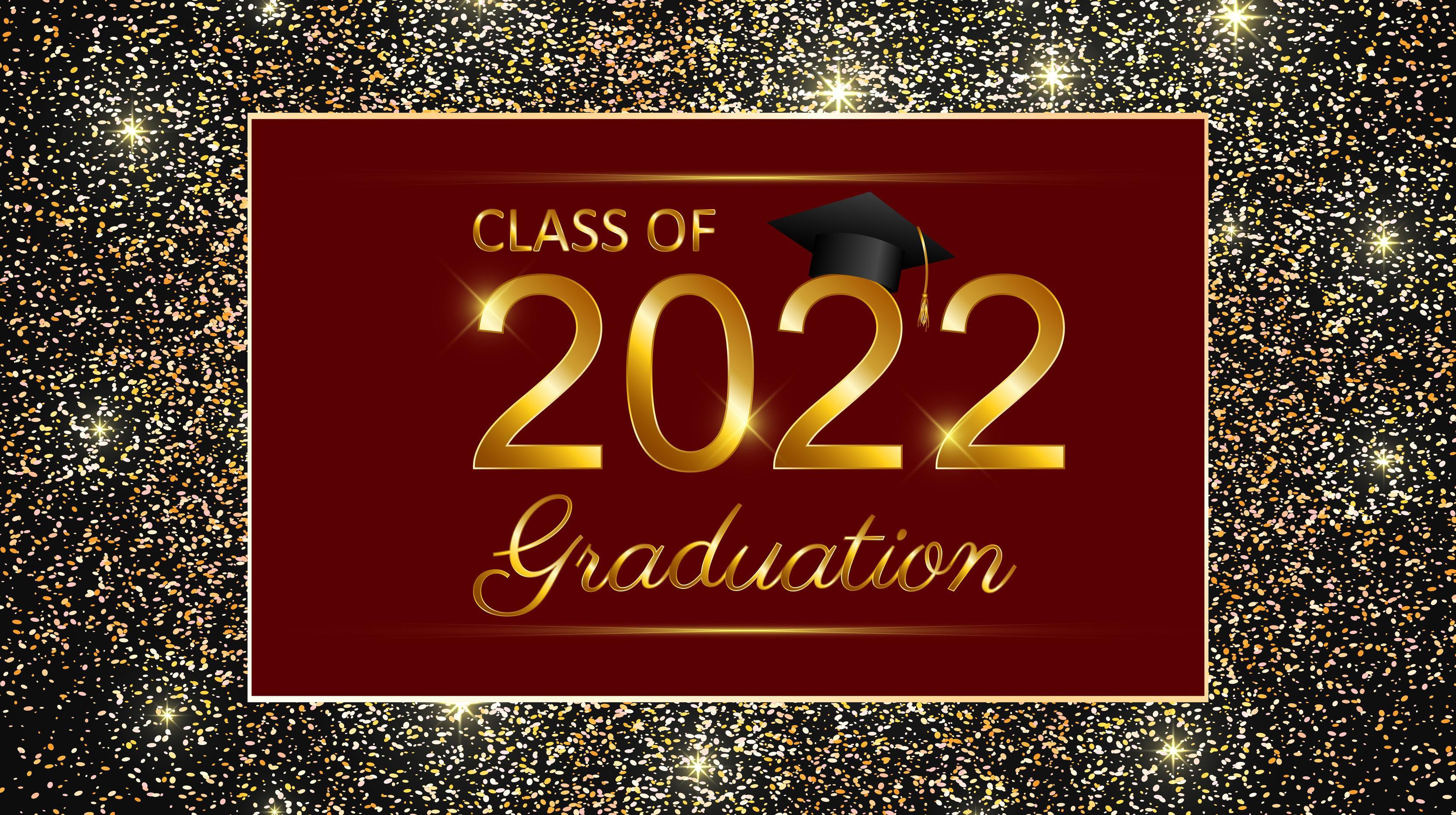 Class of 2022 Graduation Text Design