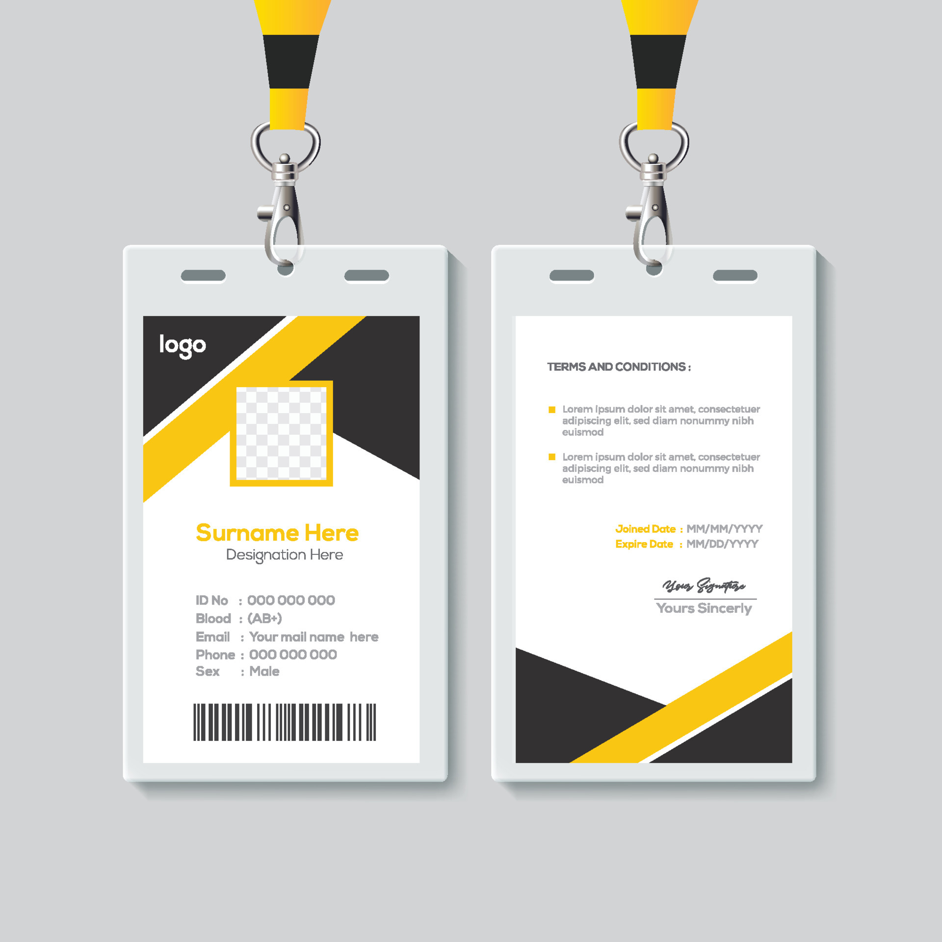 Travel Agency Id Card Format