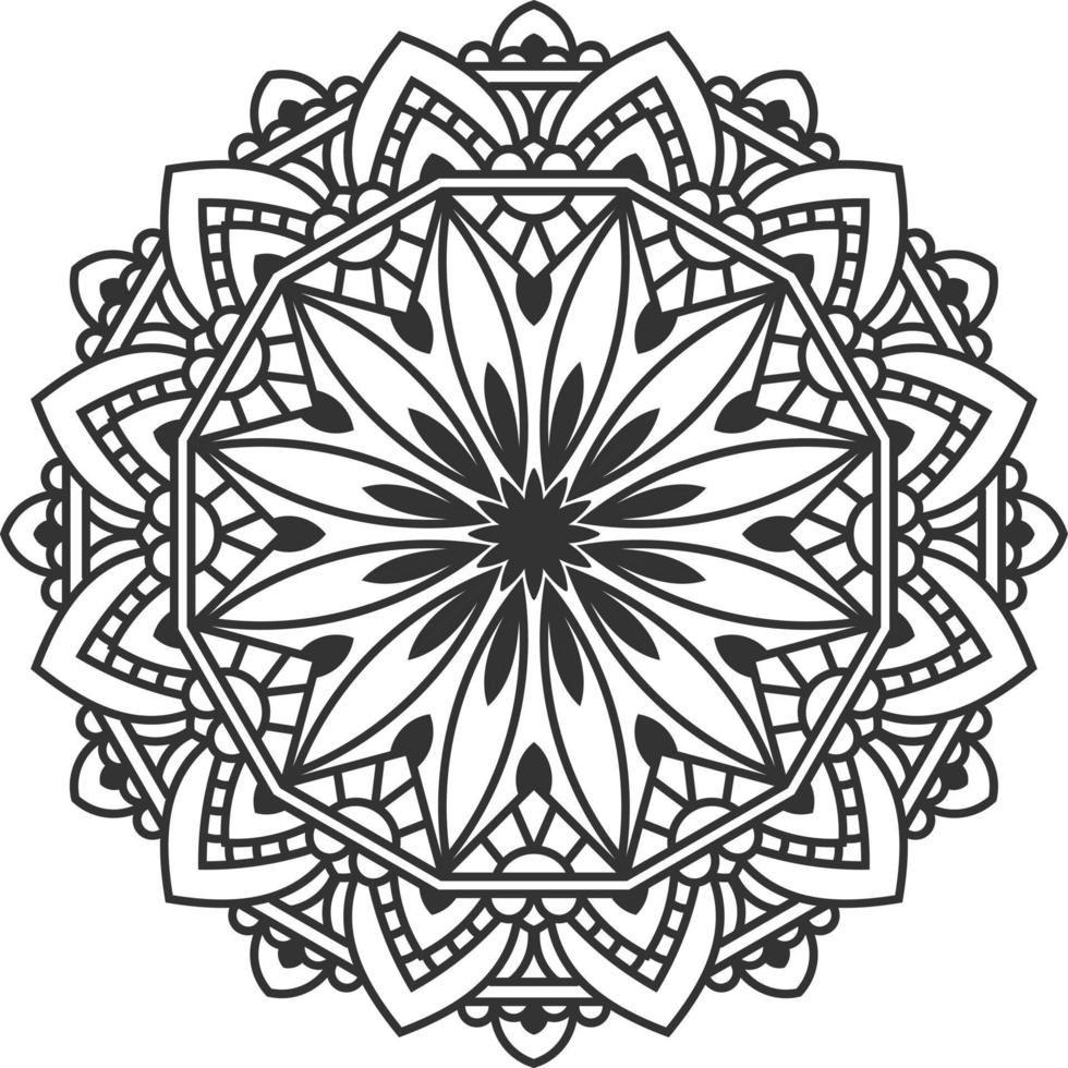 Mandala Art in Luxury Style vector