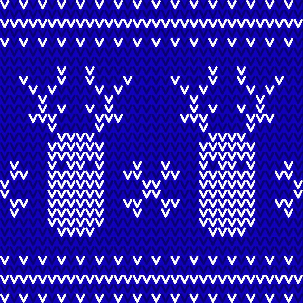 seamless red and white knitted background vector