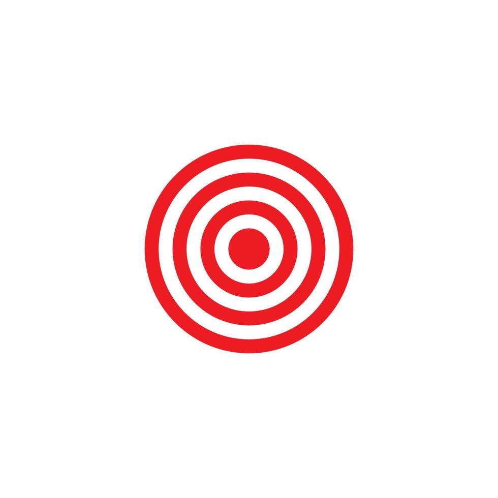 Target icon vector ilustration template