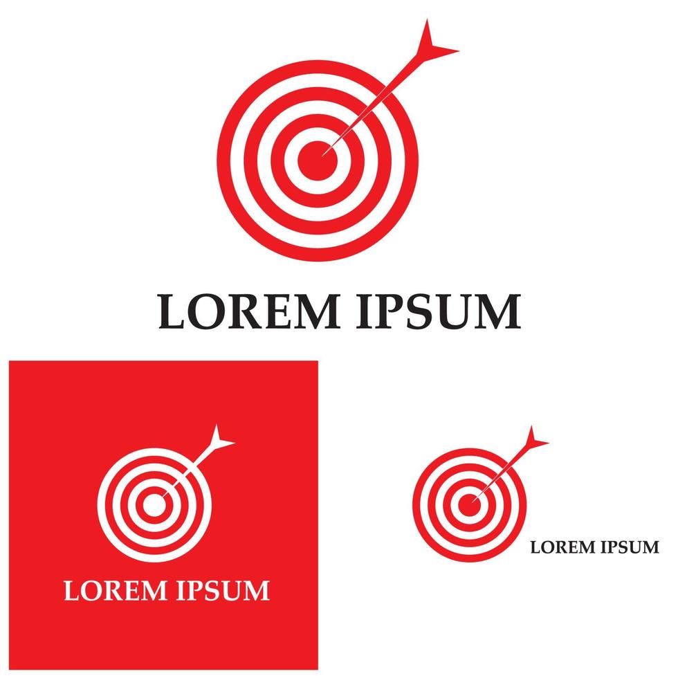 Target arrow and gun icon vector ilustration template