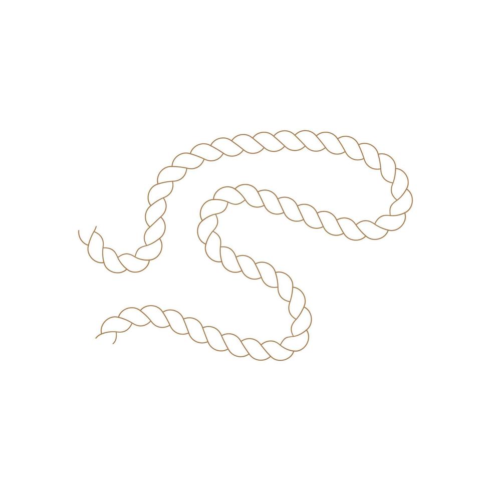 Rope icon vector illustration template