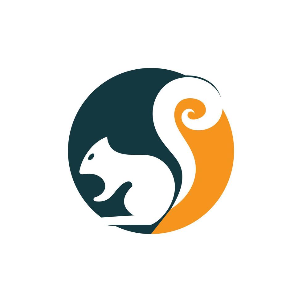 Squirrel symbol illustration vector icon background