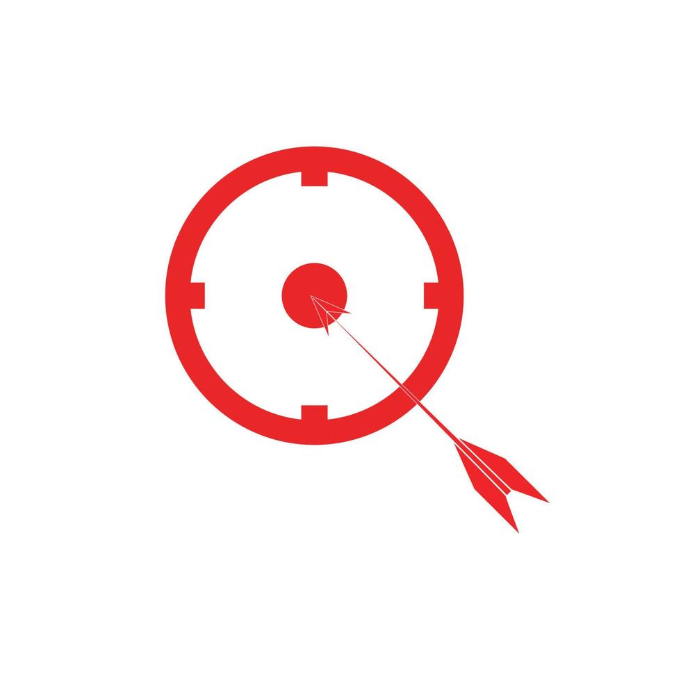 Target icon vector ilustration template
