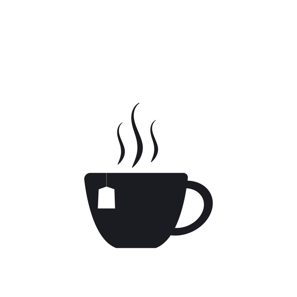 diseño de icono de vector de plantilla de logotipo de taza de café