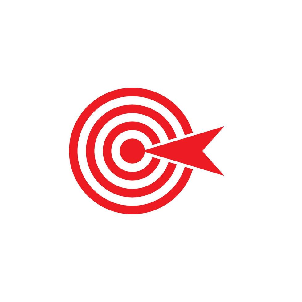 Target icon vector ilustration template