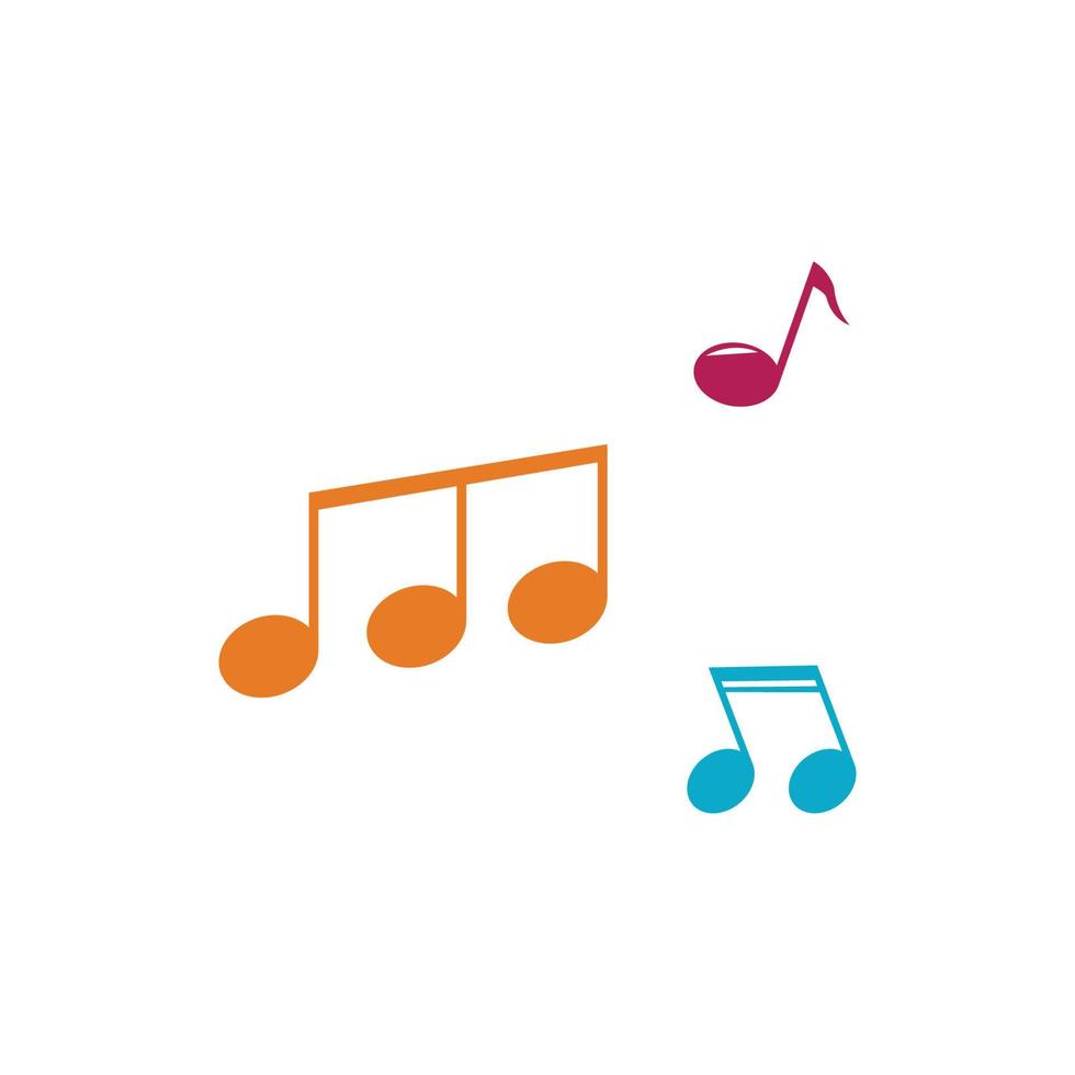 Music Note Icon Vector illustration design