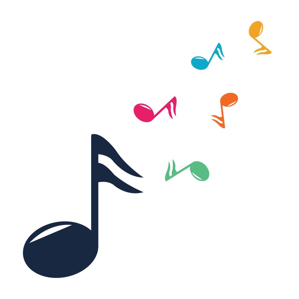 Music Note Icon Vector illustration design