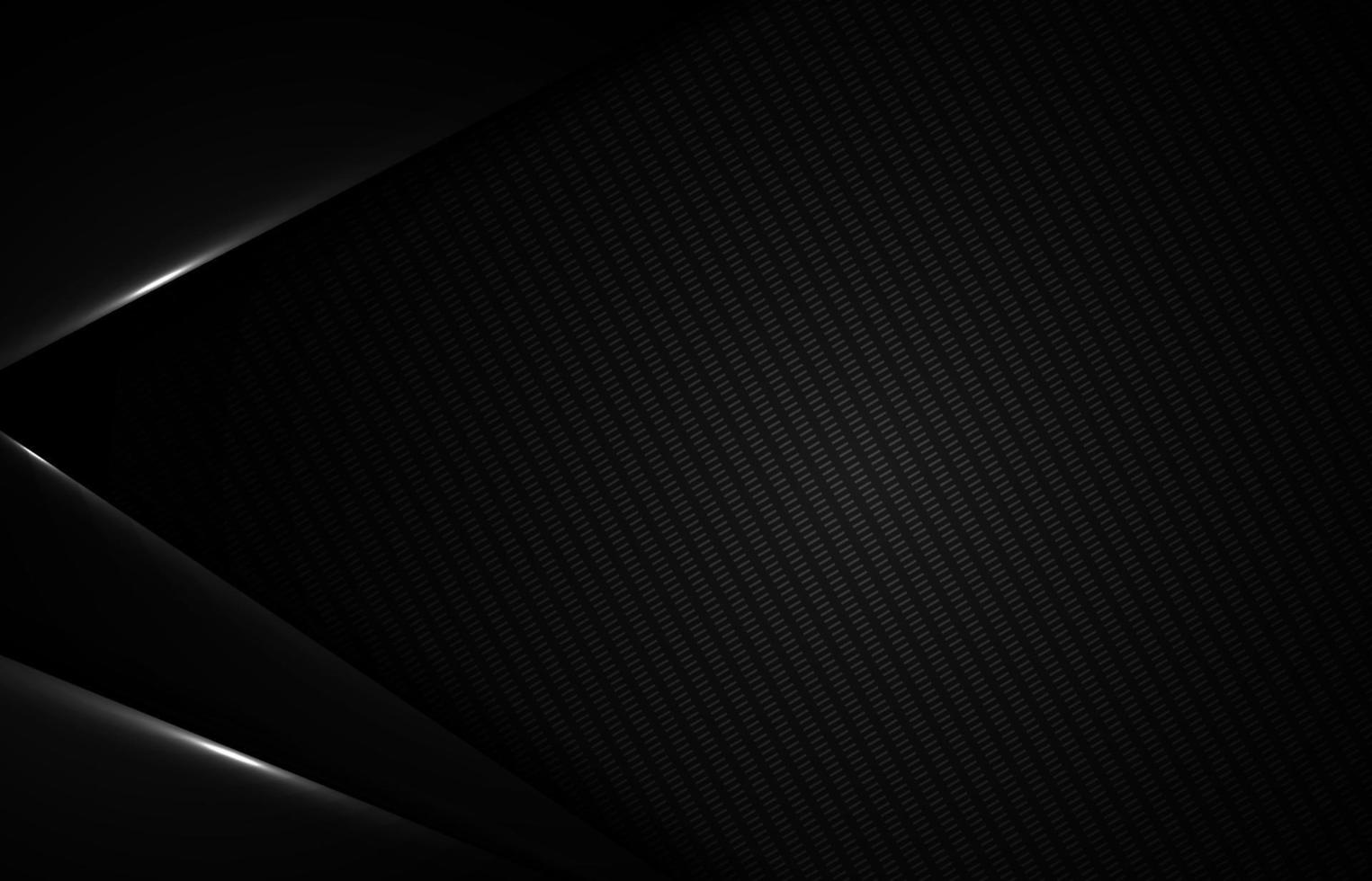Abstract gradient black template of futuristic artwork design. Overlapping with white stripe line pattern artwork background. Illustration vector