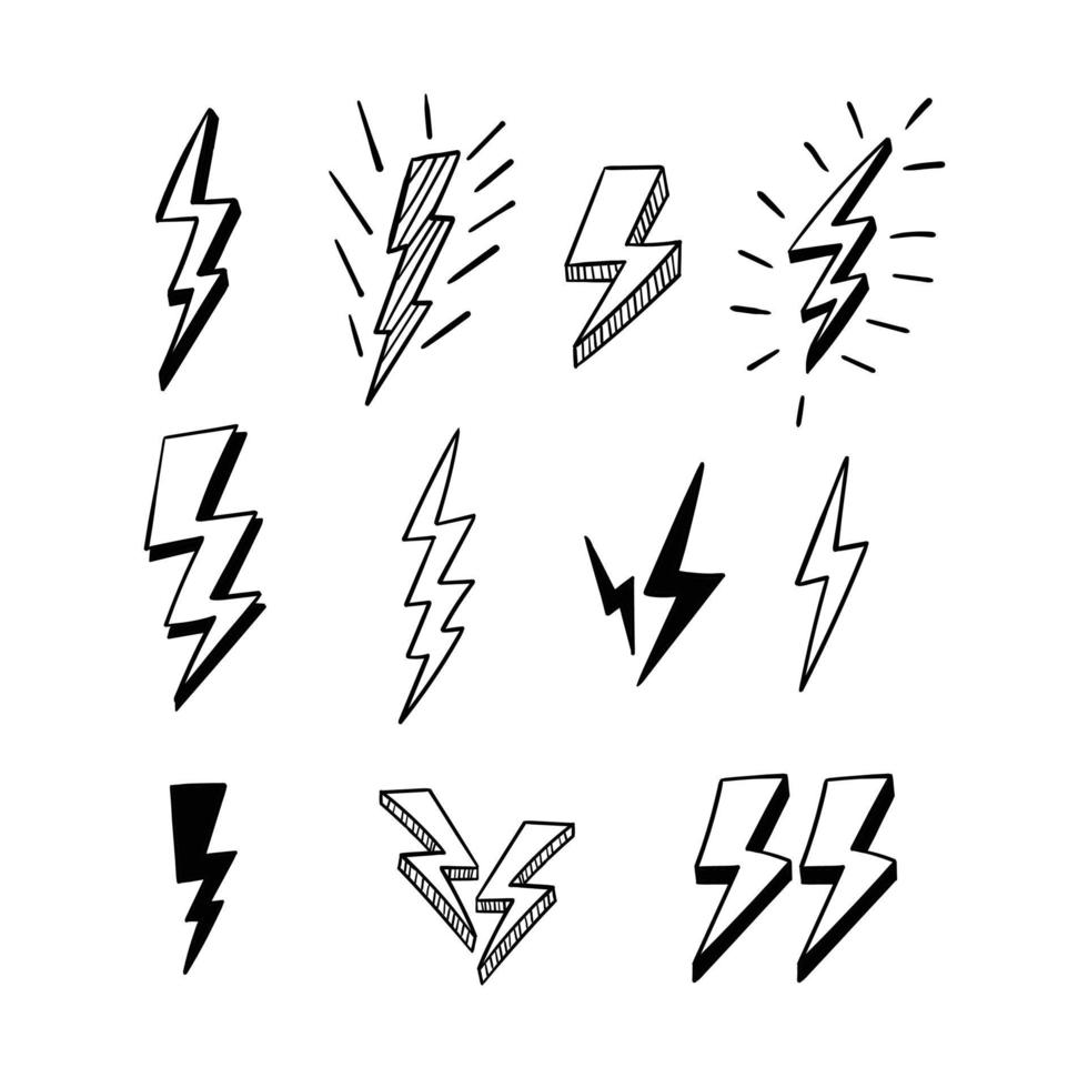 Hand drawn doodle arrow illustration collection Free Vector. vector