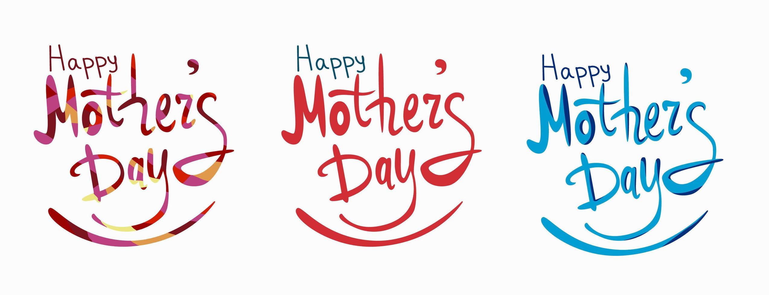 A hand-drawn inscription with a quote . Seth Lettering for Mother is Day. vector
