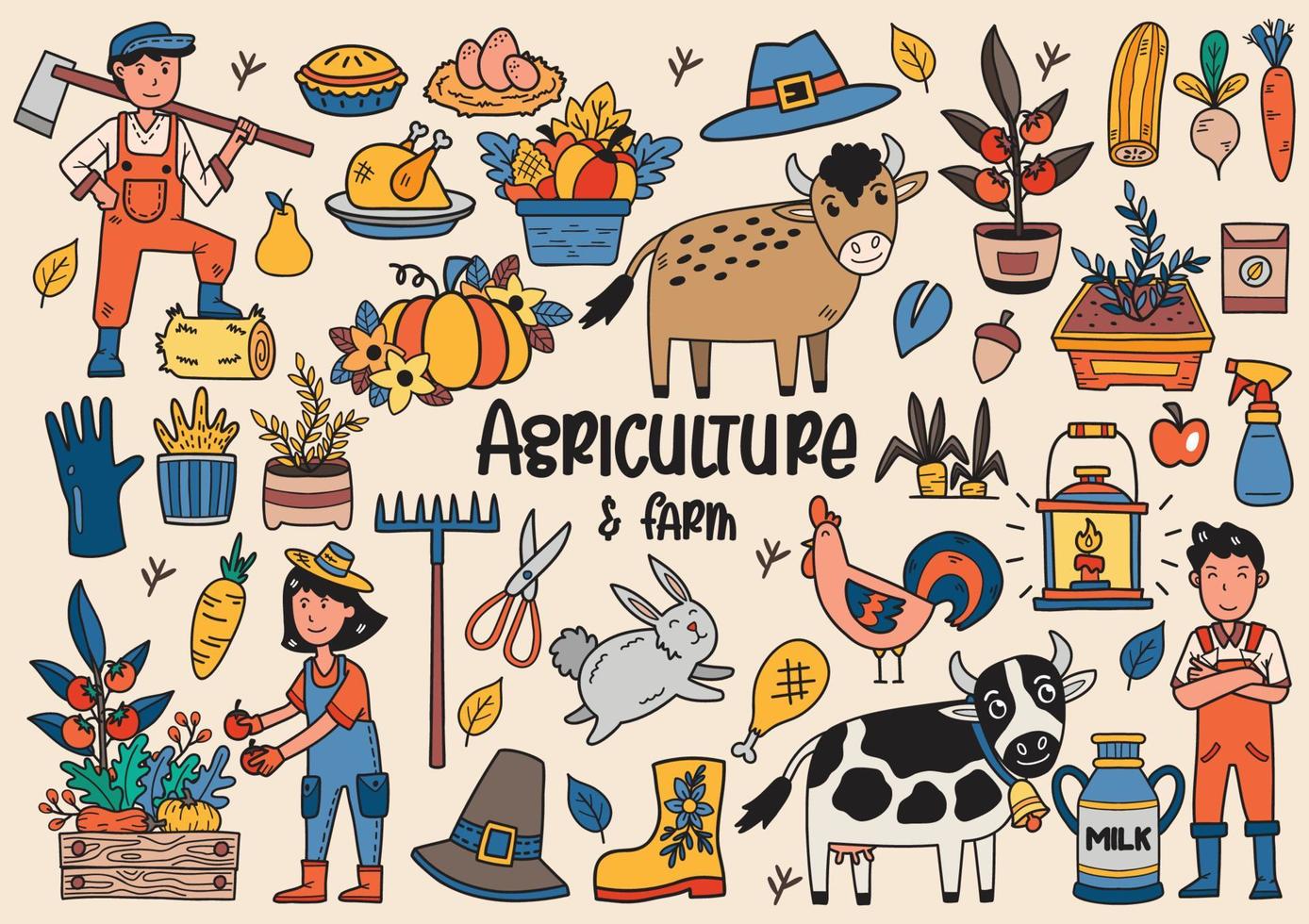 agricultura vector ilustración vector para banner