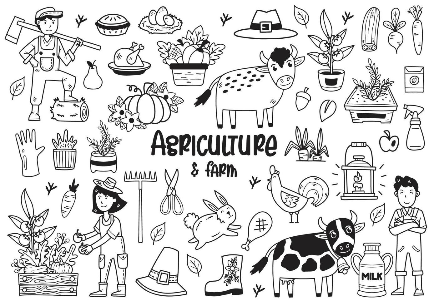 farming vector illustration Vector for banner