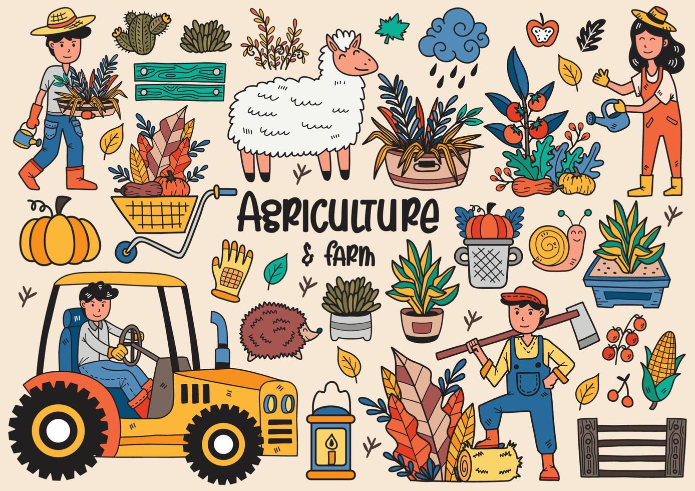 farming vector illustration Vector for banner