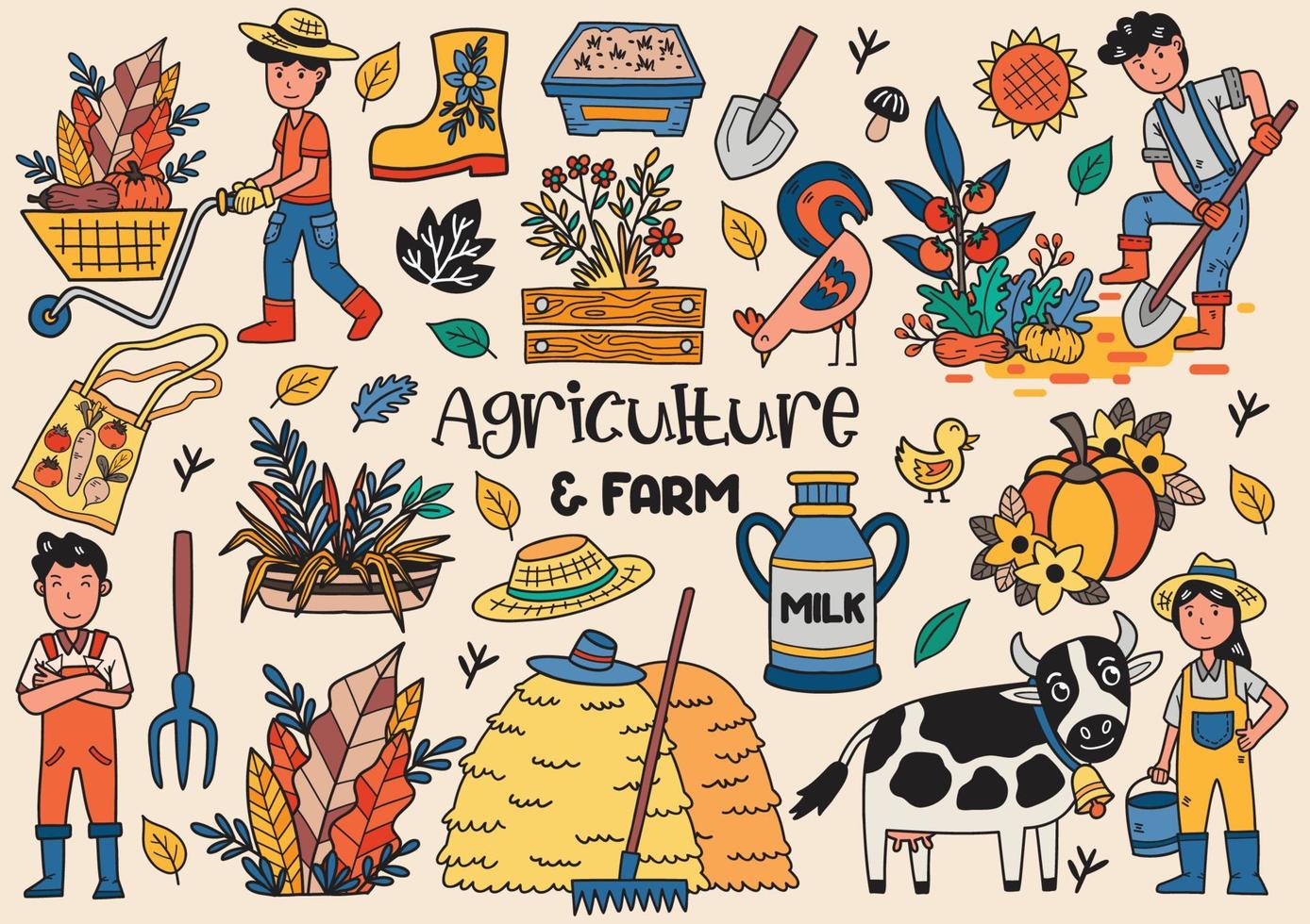 farming vector illustration Vector for banner