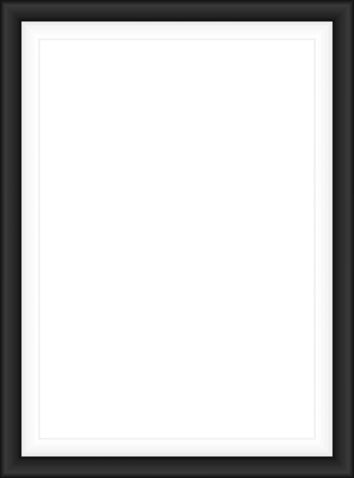 Black frame, design for your content. vector