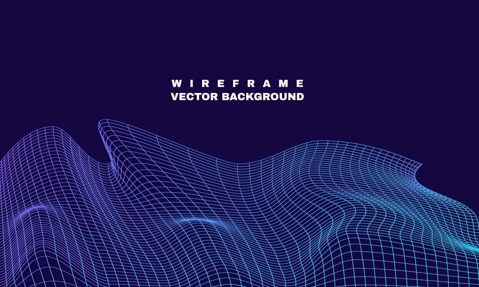 stock illustration abstract wireframe background grid technology landscape digital terrain background vector part 5