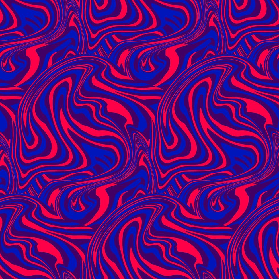 Abstract Red and Blue Marble Texture Vector Seamless Pattern Design. Awesome for classic product design, fabric, backgrounds, invitations, packaging design projects. Surface pattern design.