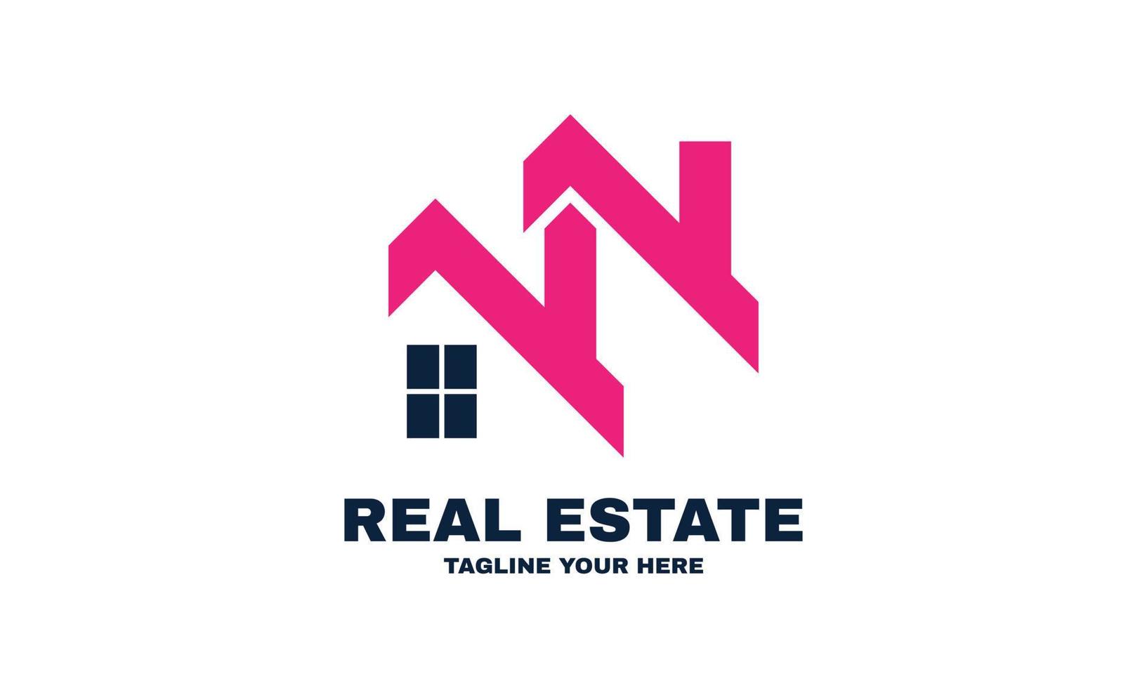 stock vector real estate logotipo simple y moderno para la empresa relacionada con el diseño de negocios en el hogar vector parte 10