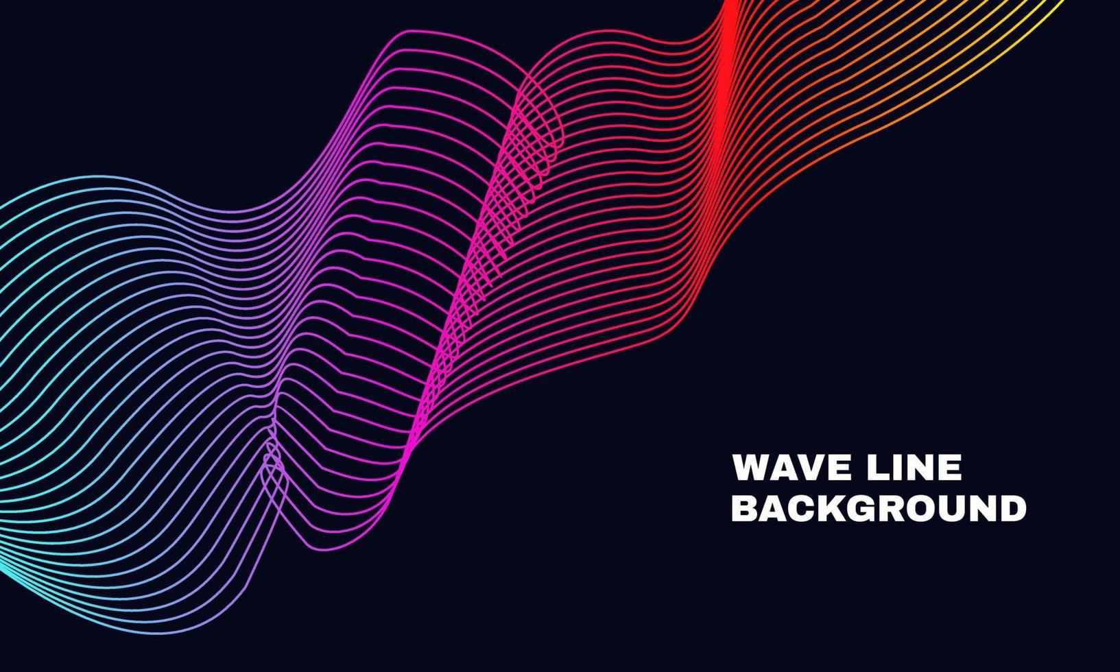 abstract background with dynamic waves line and particles suitable for design background part 1 vector