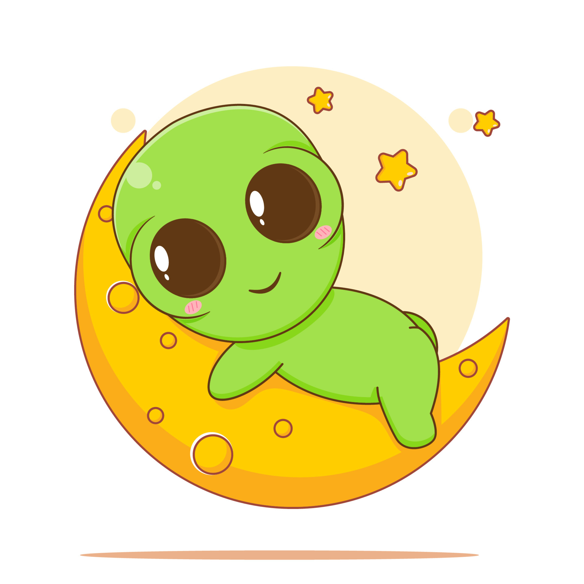 Cute Alien cartoon character sleeping on the moon 5533977 Vector Art at Vecteezy Cute Alien cartoon character sleeping on the moon 5533977 Vector Art at Vecteezy