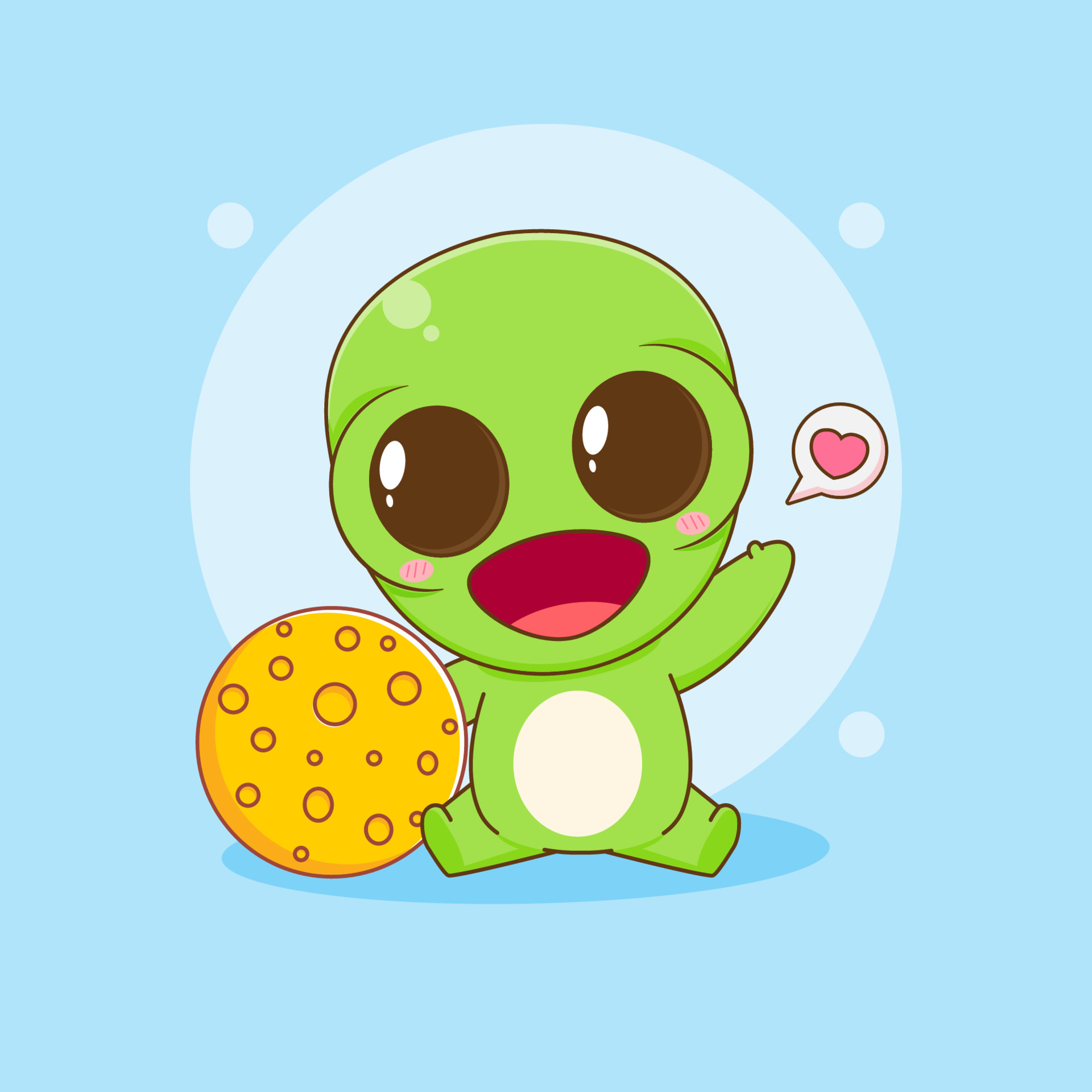Cute Alien cartoon character with the moon 5533992 Vector Art at Vecteezy Cute Alien cartoon character with the moon 5533992 Vector Art at Vecteezy