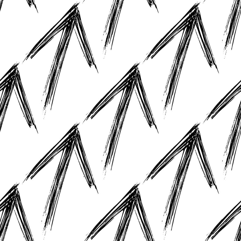 arrows sketch - seamless pattern. the arrows are drawn carelessly by hand. growth concept vector