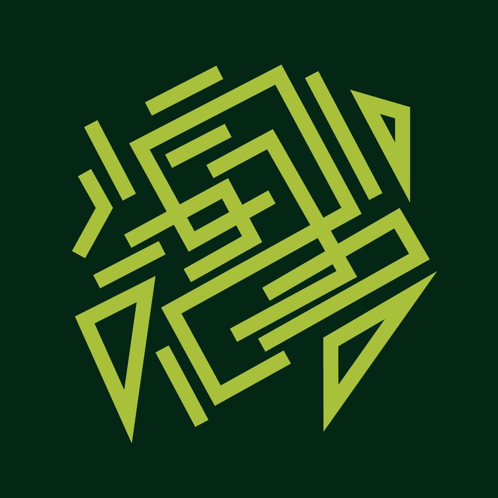 Magic runes  Mystical geometry sign  Alchemy mystical symbol vector