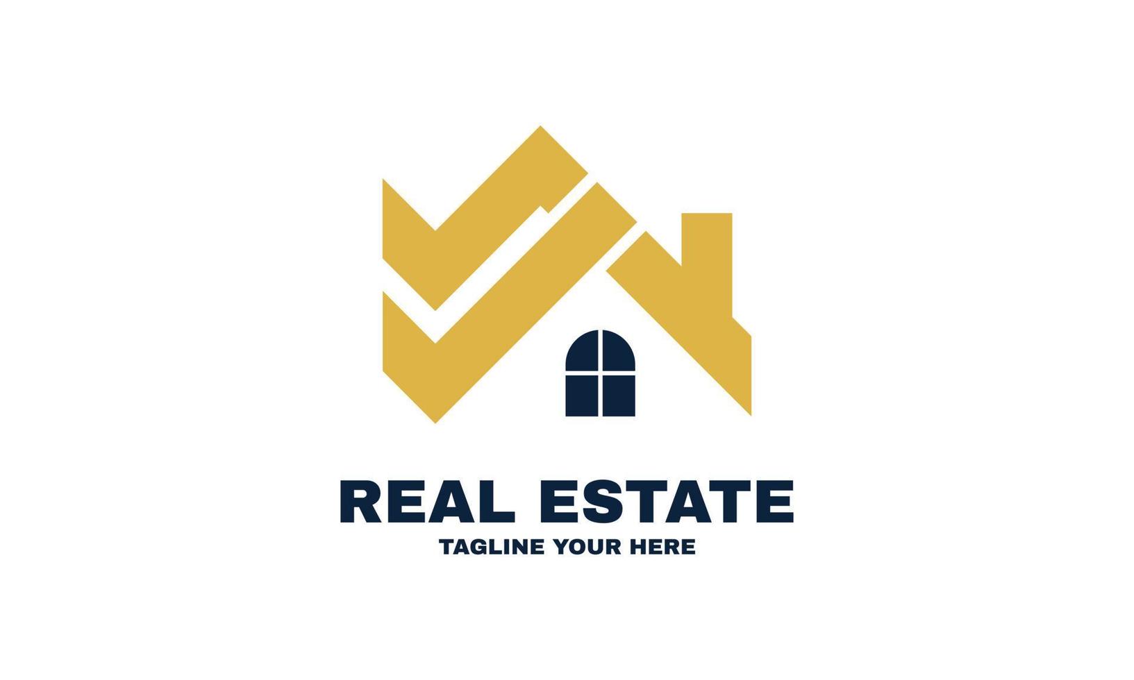 stock vector real estate simple and modern logo for the company relating to home business design vector part 9