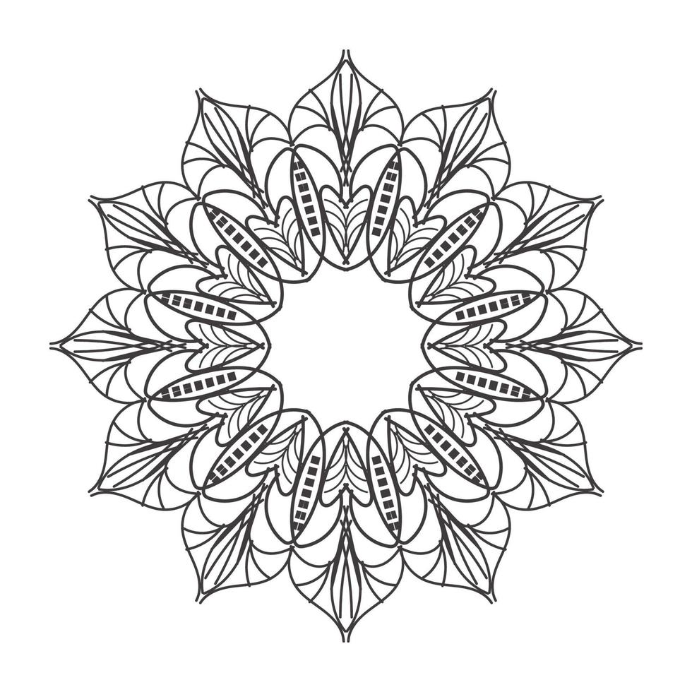 mandala decorative design vector