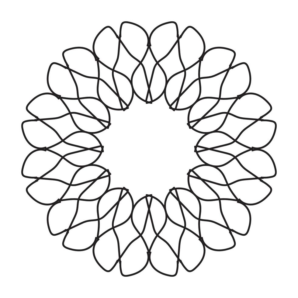 mandala decorative design vector