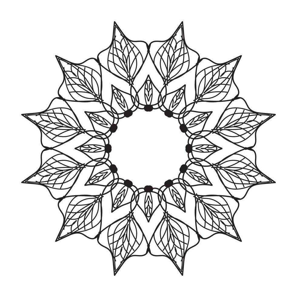 diseño decorativo de mandalas vector