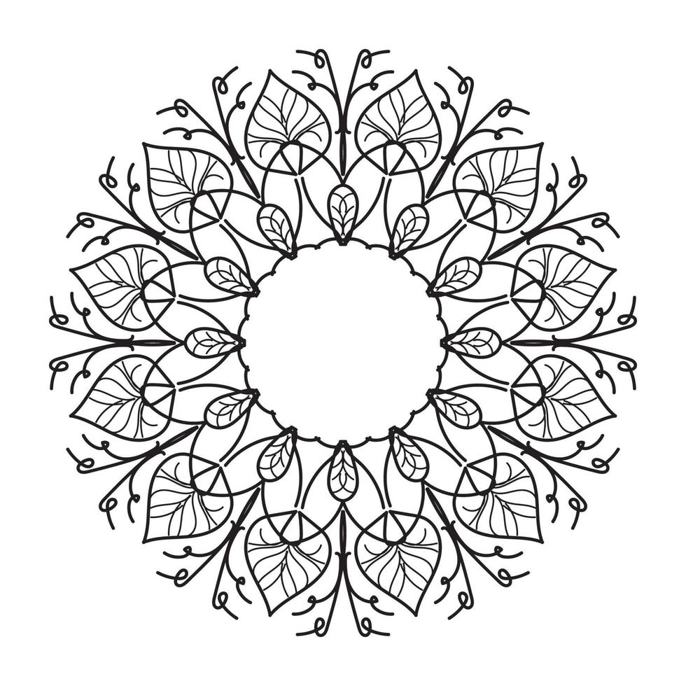 mandala decorative design vector