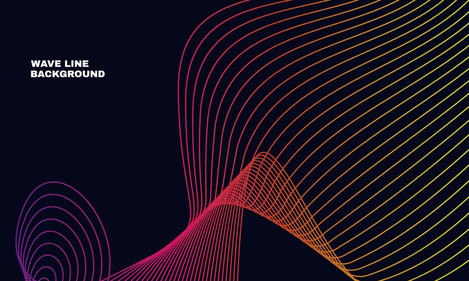 stock illustration elegant abstract vector spectrum rainbow gradient wave line futuristic style background part 1