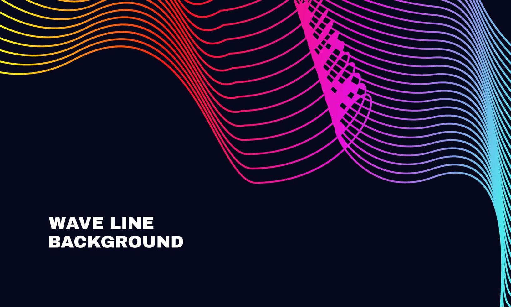 abstract background with dynamic waves line and particles suitable for design background part 4 vector