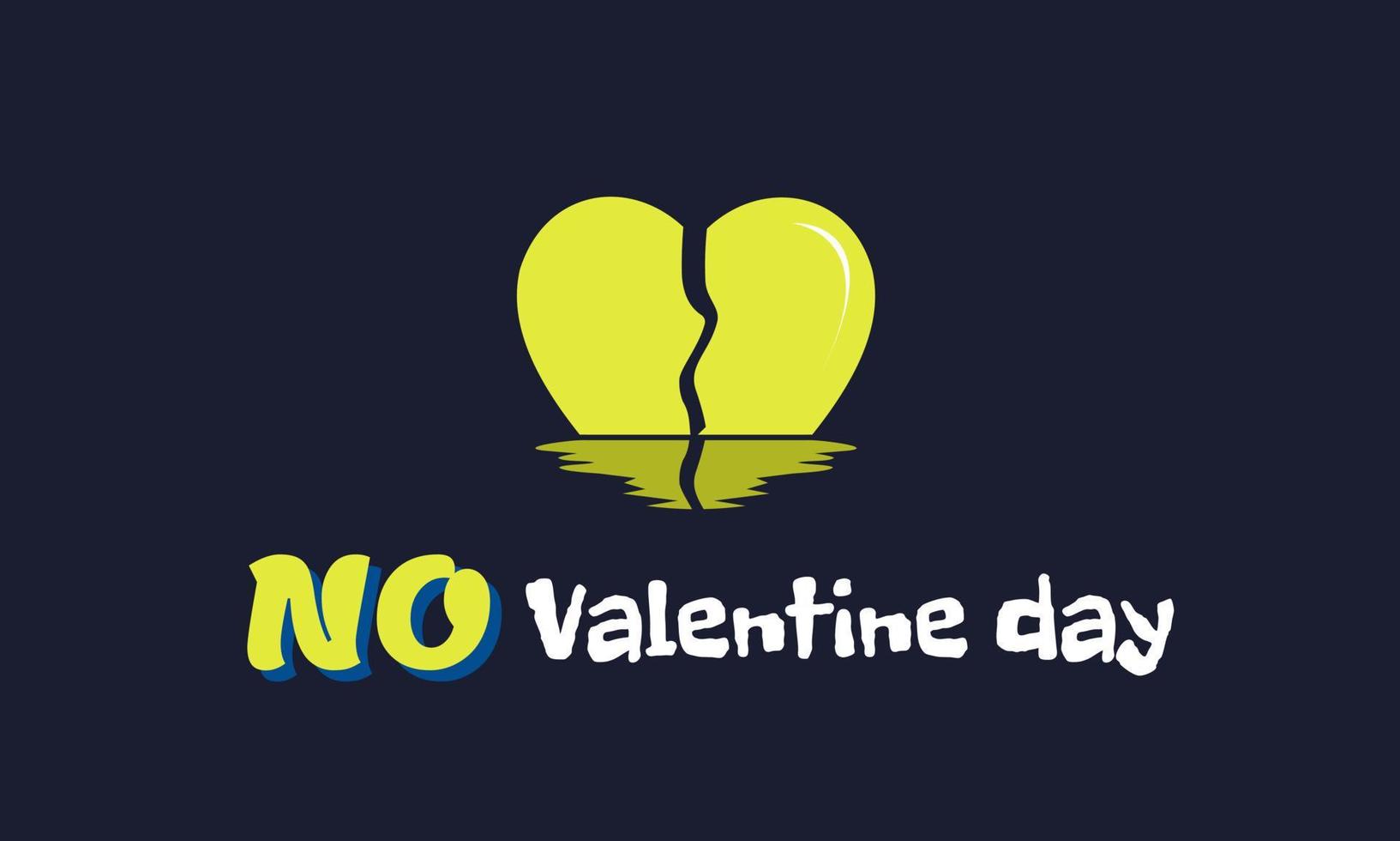 abstract illustrator no valentine day educational slogan for lover any time not spent on love typographic vector