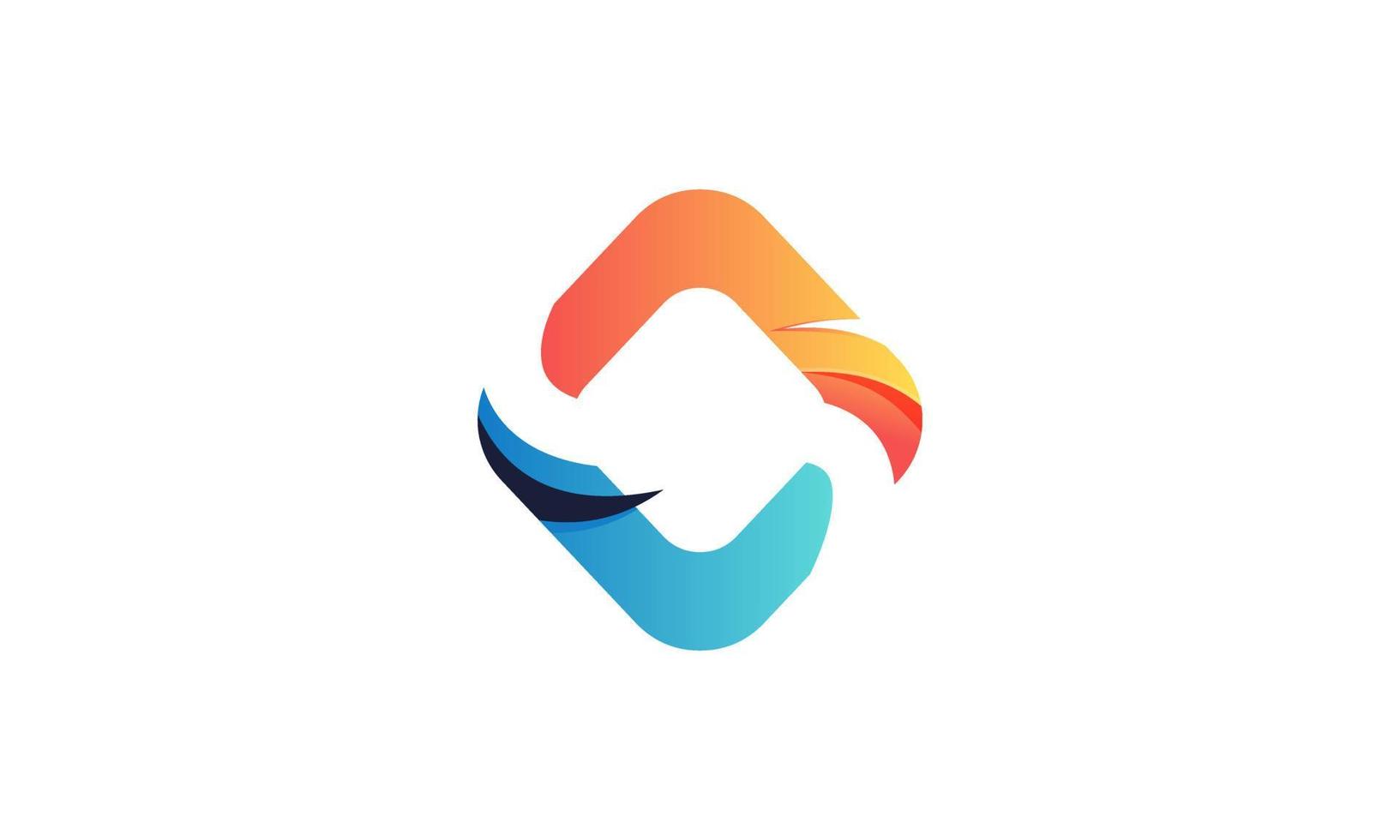 abstract hexagon emblem design concept logo inspiration logotype element for template vector